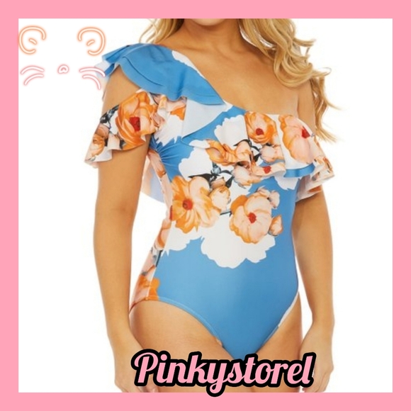 None Other - 🏵Florar Off-Shoulder Swimsuit 🏵